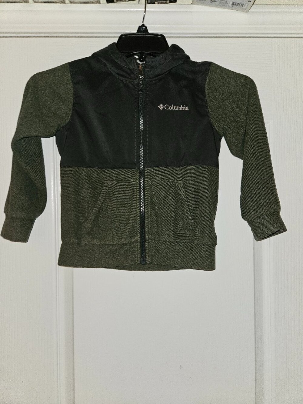 Columbia Boys Full Zip Fleece Hoodie Jacket Size XS (6/7)